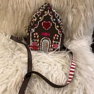Betsey Johnson Gingerbread House Crossbody Bag